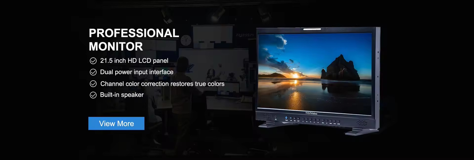Teleprompter ospitante integrato