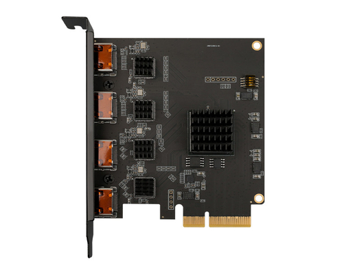 Resoluzione 4-Channel PCIe Video Capture Card per visualizzazione e commutazione simultanee