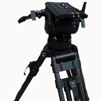 Teleprompter a doppia maniglia in fibra di carbonio per riprese video professionali