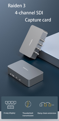 Box di cattura video Thunderbolt 3 SDI professionale a 4 canali con risoluzione 1920x1080