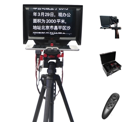 Teleprompter portatile per tablet in diretta 7.8kg 7&quot; 11&quot; 13&quot; TY330