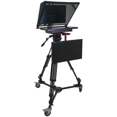 Windows 8 supportato TY21G2 Dual Screen Studio Teleprompter con PTZ Caster Tripod