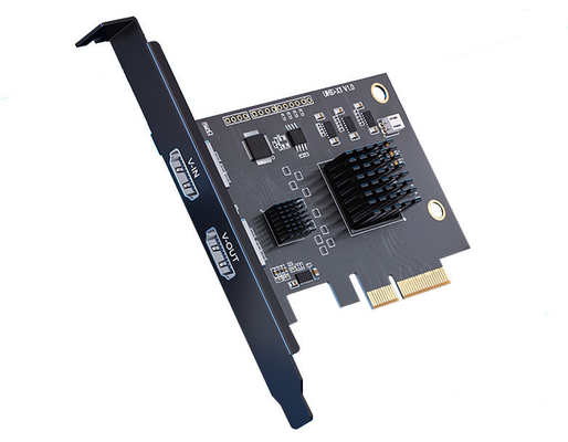 Carte di acquisizione video audio 4K di tipo SMD professionale per registrazione dal vivo e OBS