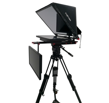 TY-24G2 Pro 24&quot; Teleprompter a doppio schermo Studio Lo strumento definitivo per la trasmissione di notizie