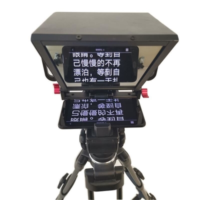7-13 pollici Tablet Teleprompter Kit con TYSTVideo Highlight Coating Screen e 8 kg di peso