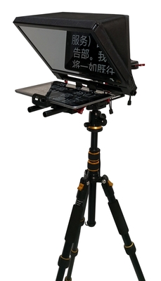 7-13 pollici Tablet Teleprompter Kit con TYSTVideo Highlight Coating Screen e 8 kg di peso