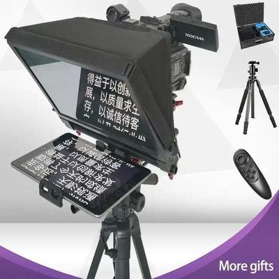 Teleprompter portatile da 2 a 20 piedi di distanza operativa per Android o iPad Broadcast