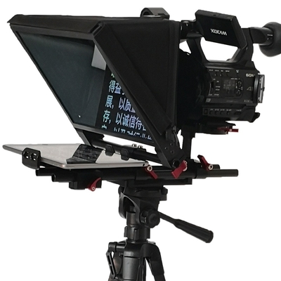 Live Sport Intervista Portatile Tablet Teleprompter TS310 7-13 Inch 1 Set Fotocamera 2-20 piedi Flight Case