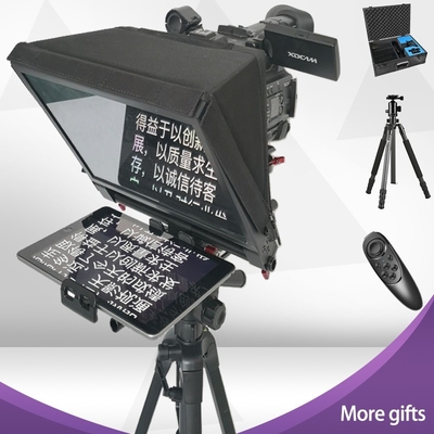 7-13 pollici Tablet supporto TYSTVideo Teleprompter Kit con schermo rivestimento di evidenziazione