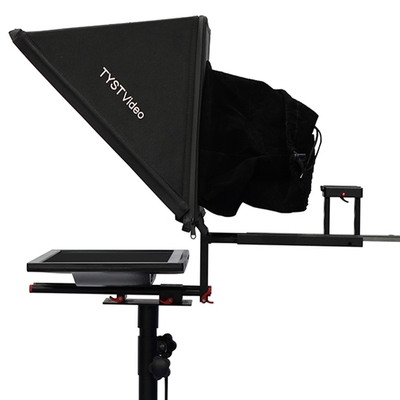 Teleprompter da 20 pollici migliore per interviste Teletrasmissione TV Live Sport Nero