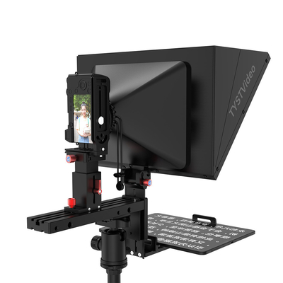 Teleprompter di 4-15 pollici per telefono cellulare / tablet con telecomando da TYST