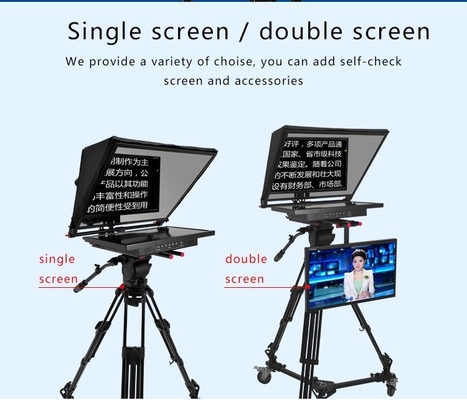 TYSTVideo Teleprompter incorporato per Studio Room Win 7 supportato 97% di trasmissione luminosa