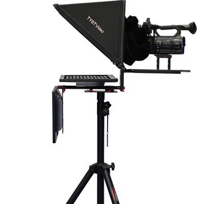 Live Sports 20 Inch Broadcasting Studio Teleprompter per discorsi e conferenze stampa