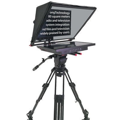 Teleprompter a schermo singolo da 24 pollici per presentazioni in studio