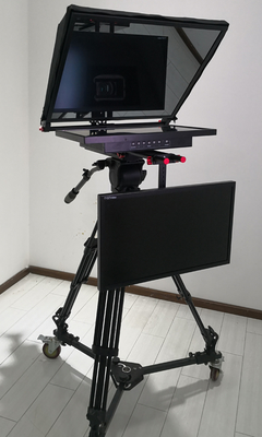 Tripod e Casters Teleprompter universale in metallo TP150 HD Riflessione DSLR