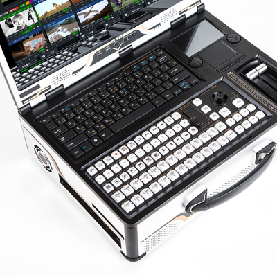 Portatile Tystvideovideo Broadcasting Live All-In-One Machine con monitor da 17,3 pollici