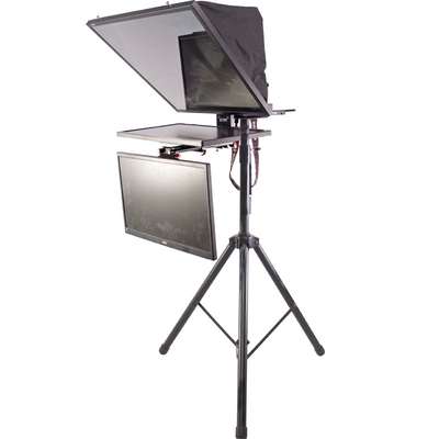 24 pollici Flip Teleprompter per Studio Monitor Alta trasmissione di luce