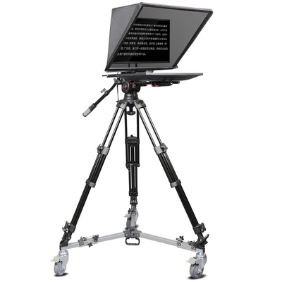 Teleprompter da 24 pollici con 300 nit di luminosità e 10-30 piedi di distanza operativa