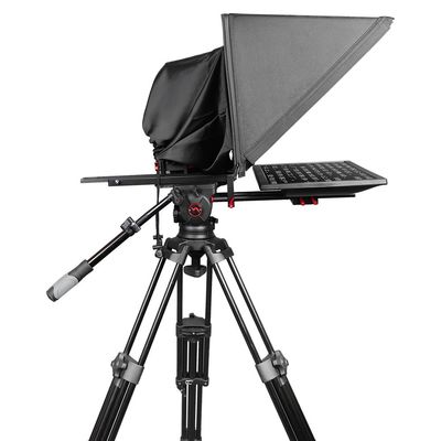 Teleprompter da 24 pollici per televisione e broadcast studio con 1 set di telecomando