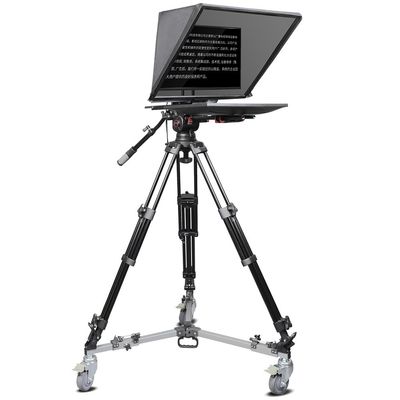 Teleprompter da 24 pollici per televisione e broadcast studio con 1 set di telecomando
