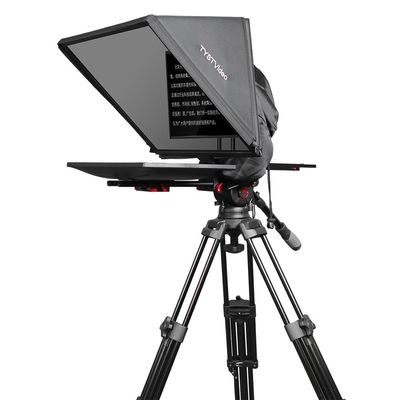Teleprompter da 24 pollici per televisione e broadcast studio con 1 set di telecomando