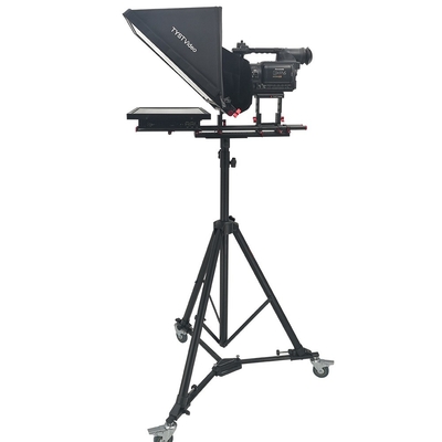 24 pollici mono schermo Prompter auto-specchio integrato per teleprompter di trasmissione remoto