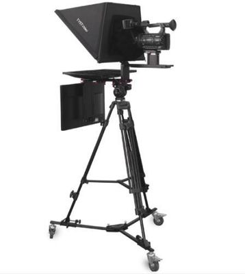 Teleprompter a doppio monitor 24 pollici S240P Studio con vetro temperato HD e telecomando wireless