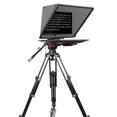 TYST 24 pollici Teleprompter di trasmissione in diretta con telaio in metallo e cappuccio in nylon