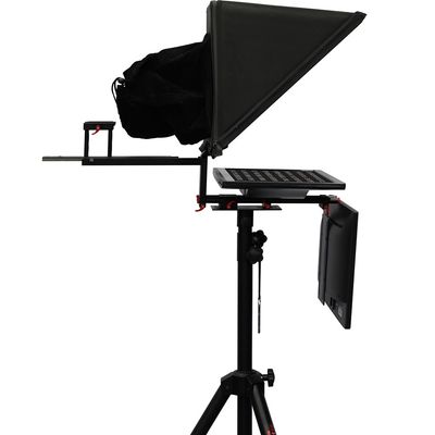 Teleprompter per tablet in alluminio portatile inglese Monitor da 20 pollici