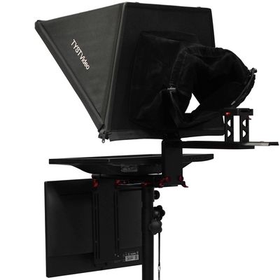 Teleprompter per tablet in alluminio portatile inglese Monitor da 20 pollici
