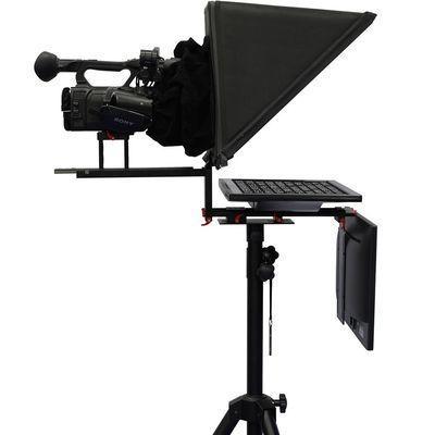 Teleprompter per tablet in alluminio portatile inglese Monitor da 20 pollici