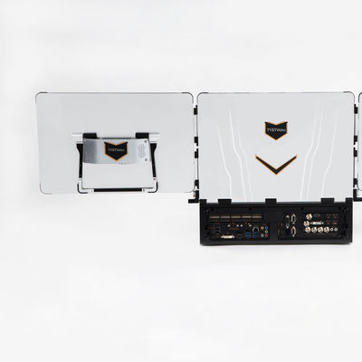 Sorgente di segnale Internet 17,3 pollici Attrezzatura di streaming dal vivo su tre schermi per giochi sportivi portatili all'aperto