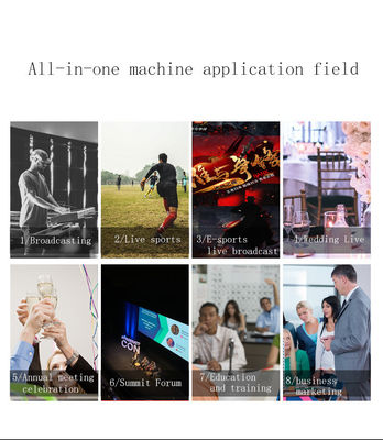 Live Stream Broadcast Switch All-in-One 17.3 Monitor Stazione video portatile con 1T ROM