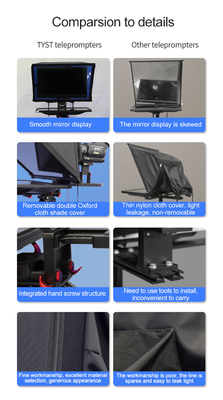 22 pollici TYSTVideo Professionale Televisione Portatile Live Stream Prompter Studio Teleprompter Video Shooting
