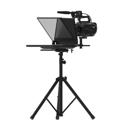 Teleprompto e riprese Teleprompter di studio professionale con schermo specchio autocontrollabile