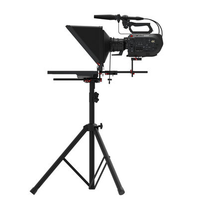 Teleprompter 24 pollici nero TYSTvideo Broadcasting Gradecast Teleprompter per spettacolo dal vivo