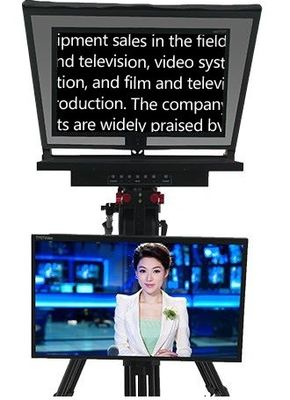 Teleprompter di trasmissione in studio con monitor auto-test Brillantezza del monitor 300 nit