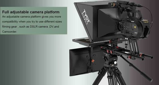 Teleprompter di trasmissione in studio con monitor auto-test Brillantezza del monitor 300 nit
