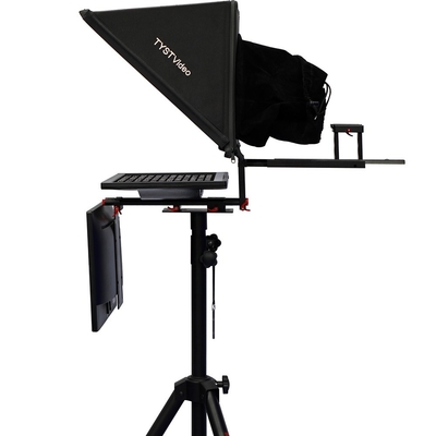 TYSTVideo Teleprompter a doppio schermo da 24 pollici per la stazione di studio