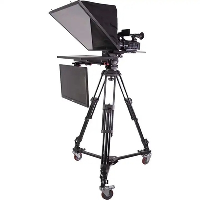 Resoluzione di grande schermo Studio interno/esterno Teleprompter supporto doppio schermo Un periodo