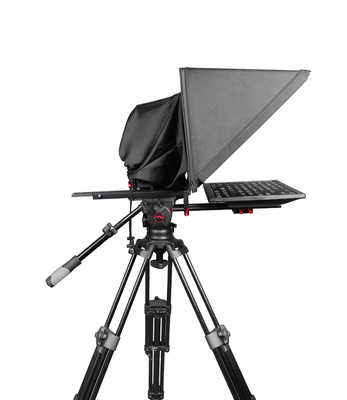 Teleprompter da 24 pollici per televisione e broadcast studio con telecomando Tystvideo da 5 metri