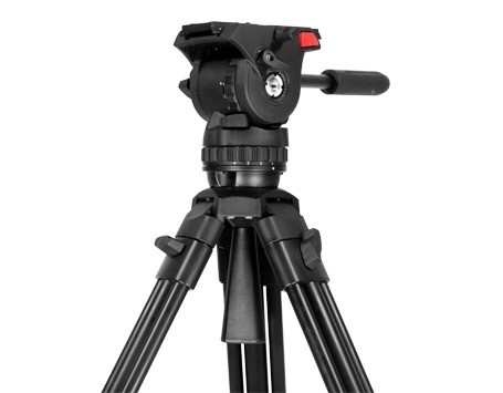 Treppiede da 75 mm per il sollevamento di telecamere professionali Altezza da 780 mm a 1700 mm inclusa PTZ