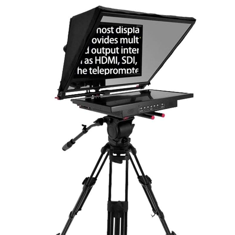 Teleprompter di trasmissione di notizie ad alto costo da 21 pollici con luminosità del monitor da 1000 nit