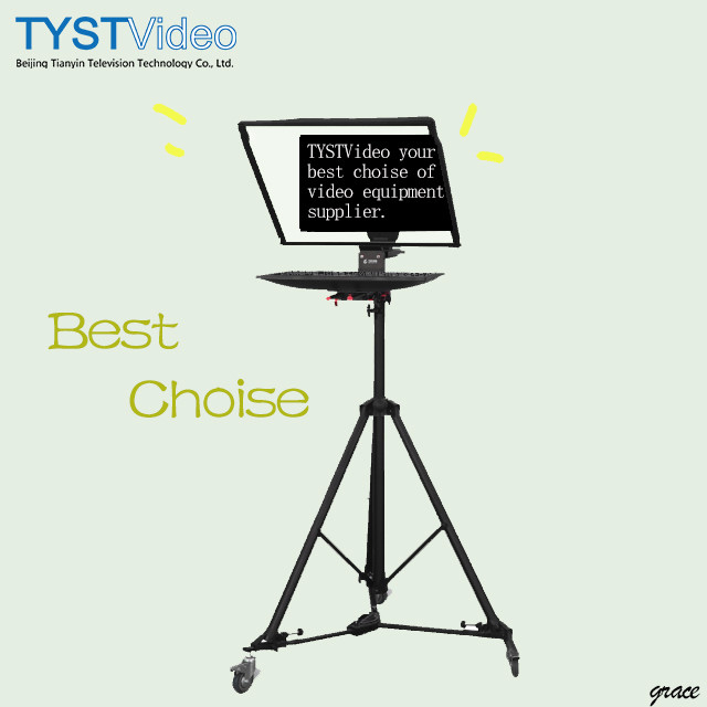 Teleprompter sportivo dal vivo da 19 e 20 pollici con monitor auto-test TS-200 10-30 piedi Tystvideo