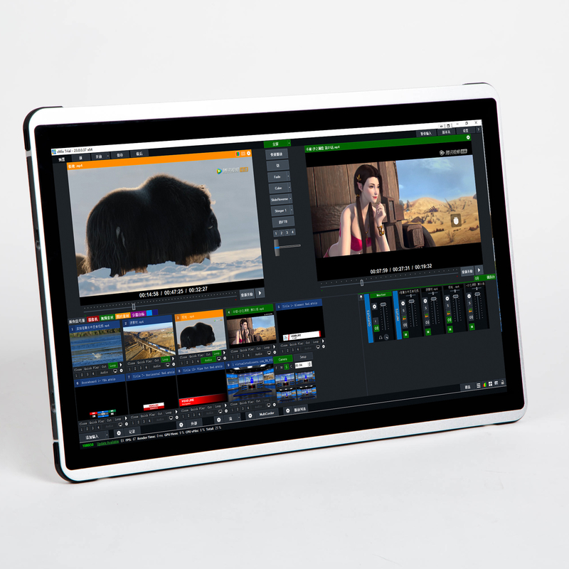 17.3 pollici HD Live Broadcasting Macchina tutto in uno per streaming e registrazione in diretta