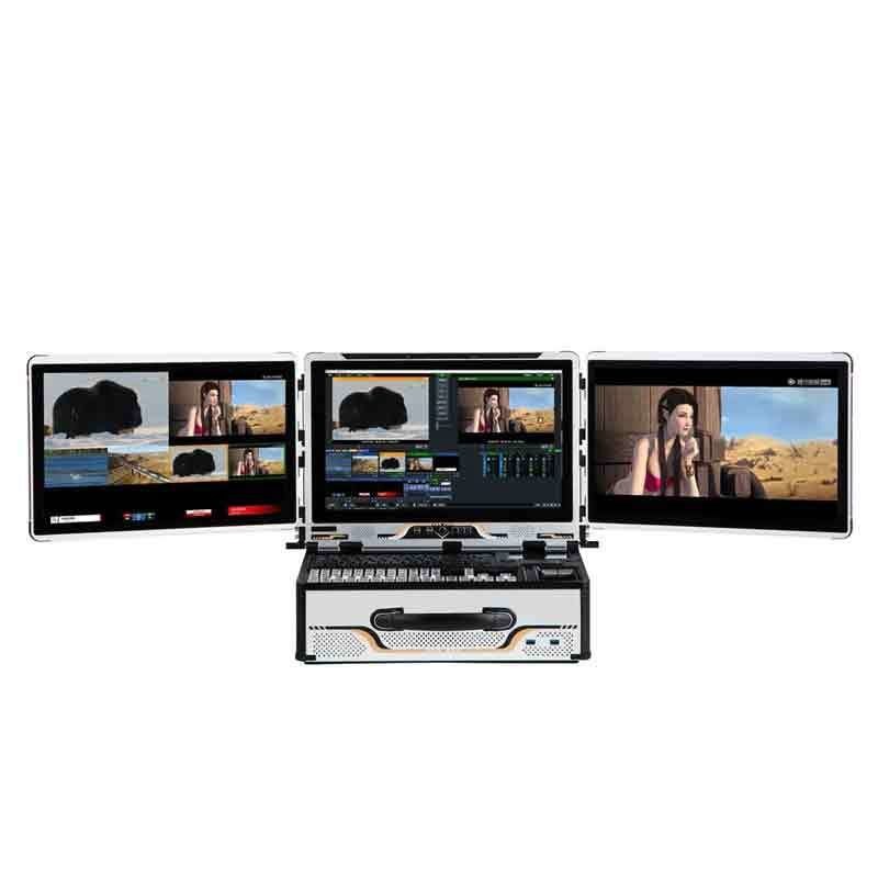 Live Stream Broadcast Switch All-in-One 17.3 Monitor Stazione video portatile con 1T ROM