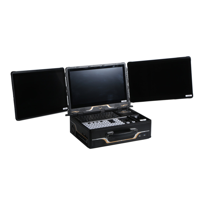 16G RAM Dispositivo AIO per streaming live professionale con software vMix 17.3 pollici